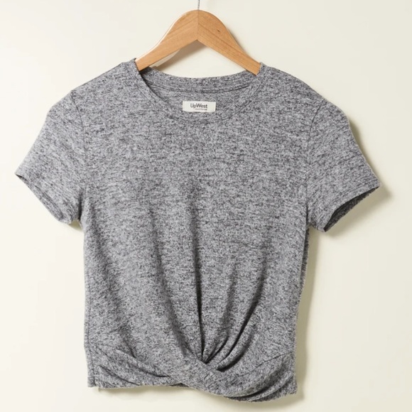 UpWest Tops - NWT UPWEST TWIST FRONT TEE